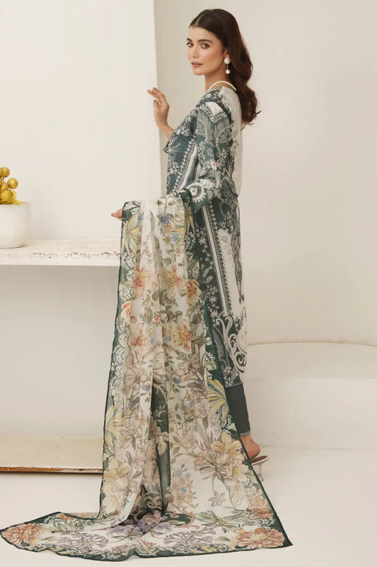 Jade Embroidered Silk 1471 Green