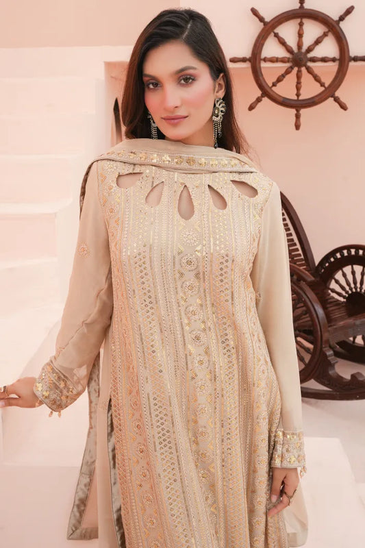 Ladies chiffon by Maria B 1475 Skin