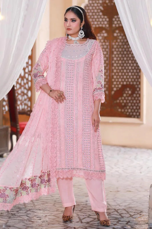 Fancy Ladies Suits Maria B 1464 Pink