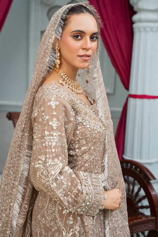 Partywear Chiffon Angrakha Emaan Adeel 1464 Skin