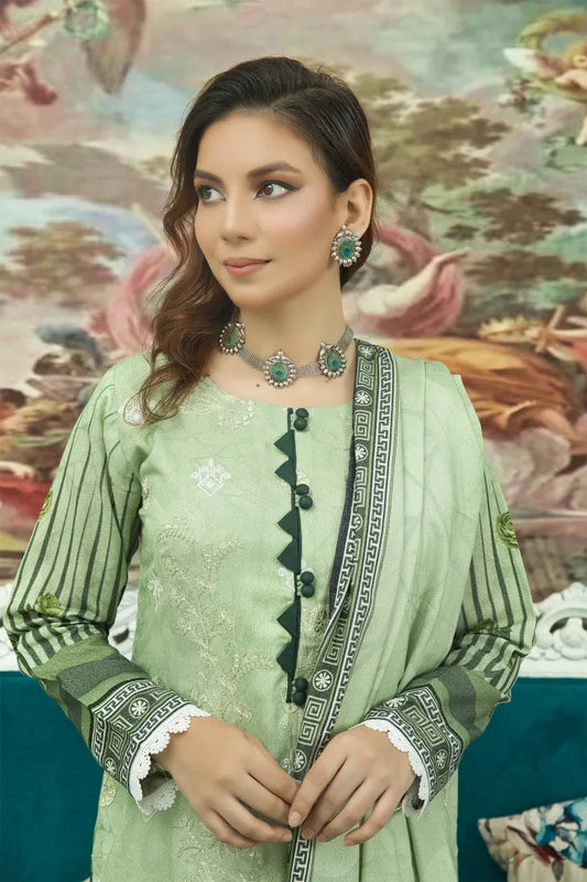 Asim Jofa Cotton Karandi-1432-PIXIE GREEN