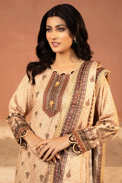 3 Pc Winter Dhank wool suit |Off White