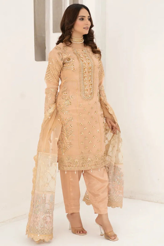 Pakistani Readymade imrozia-1441-Very Light Peach