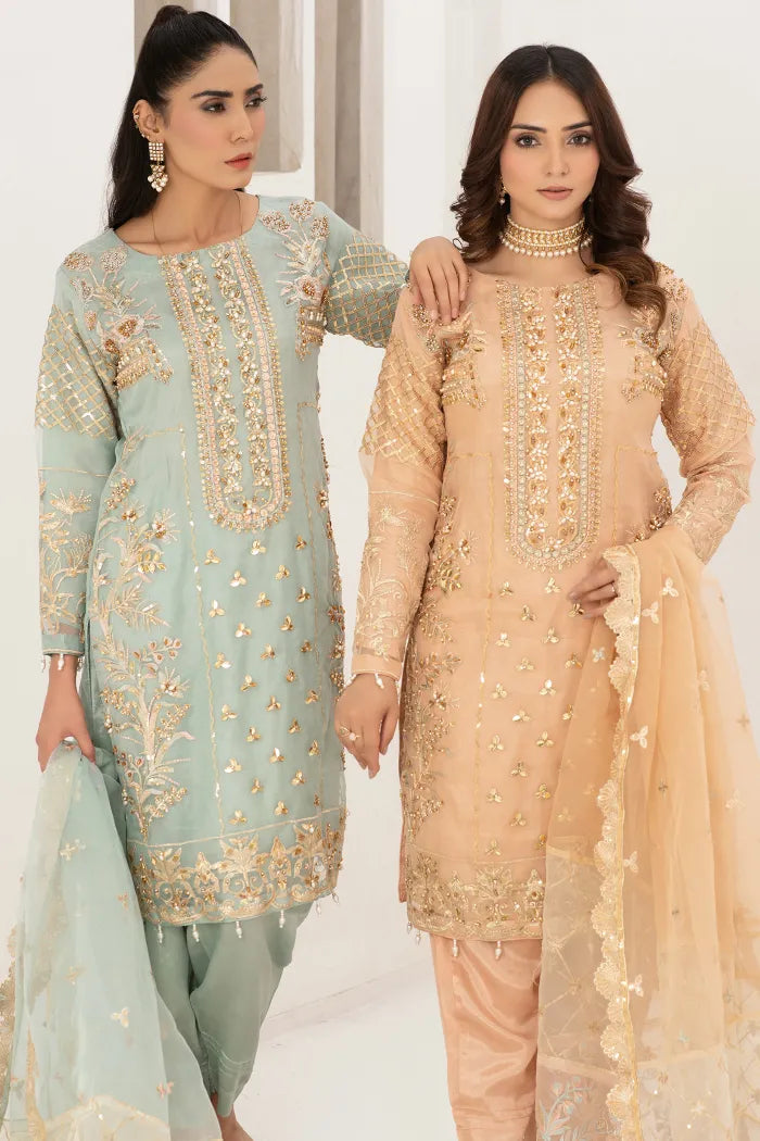 Pakistani Readymade Suits Tawakkal-1441-Aquamarine