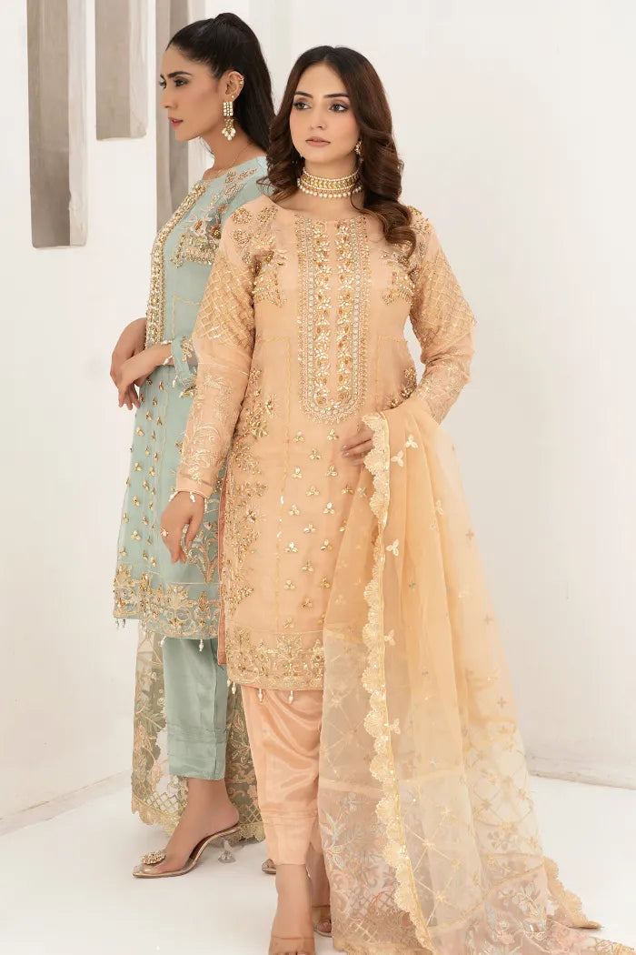 Pakistani Readymade Suits Tawakkal-1441-Aquamarine
