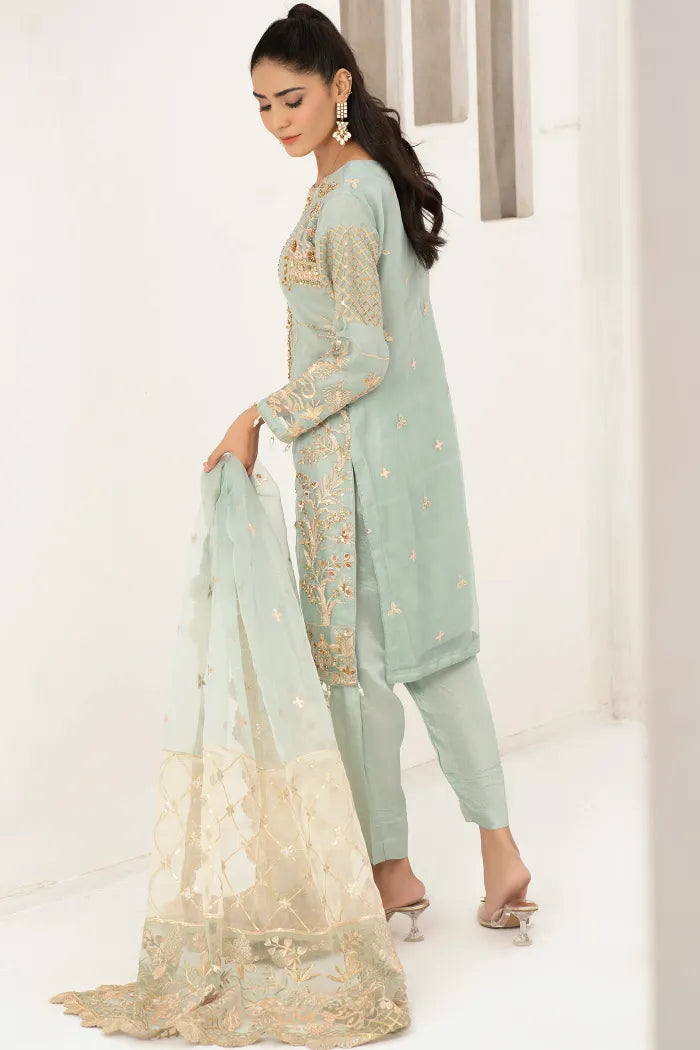 Pakistani Readymade Suits Tawakkal-1441-Aquamarine