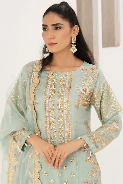 Pakistani Readymade Suits Tawakkal-1441-Aquamarine