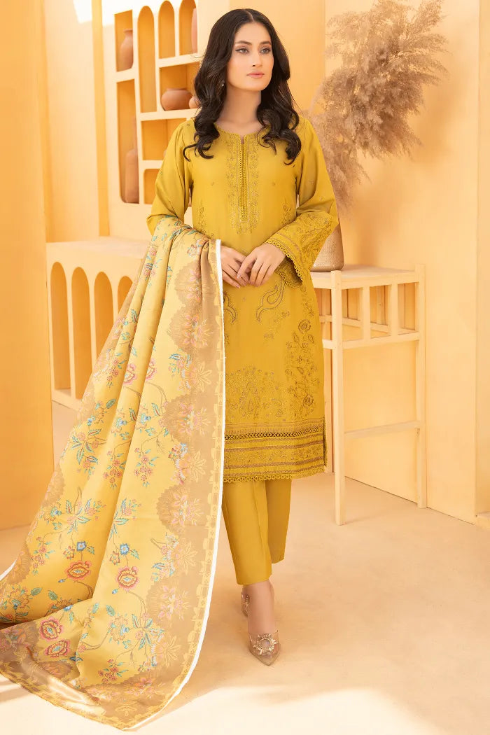 Dhanak Pakistani Embroidery Suits