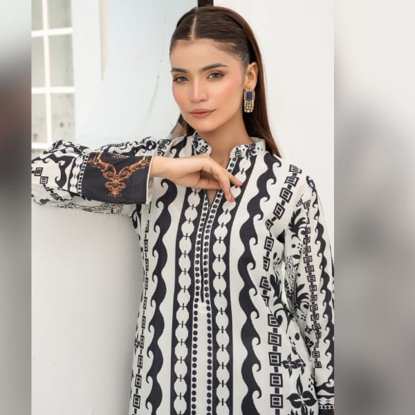 Elan Silk Cords 1472 Black N White