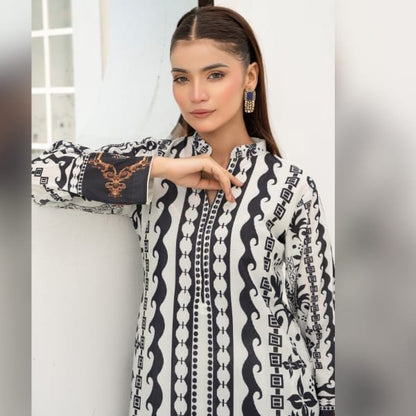 Elan Silk Cords 1472 Black N White