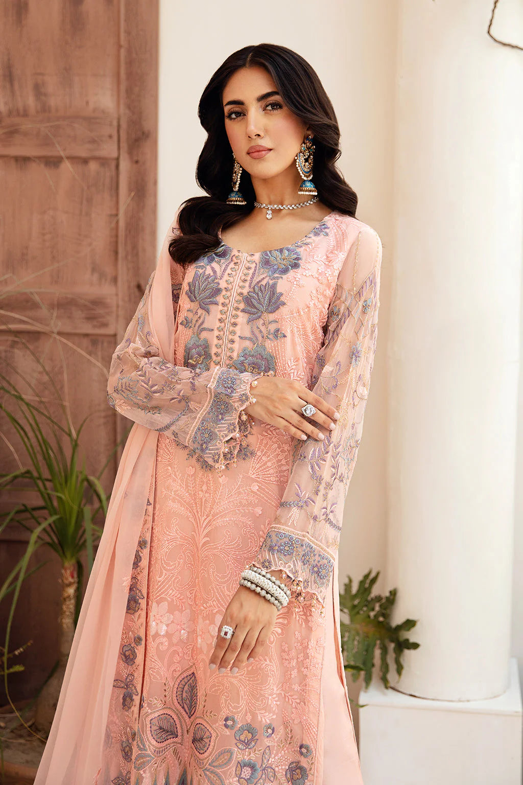 Pakistani Ladies suit Chiffon Partywear by Ramsha