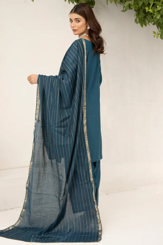 Farshi Shalwar Linen Zinc 1467