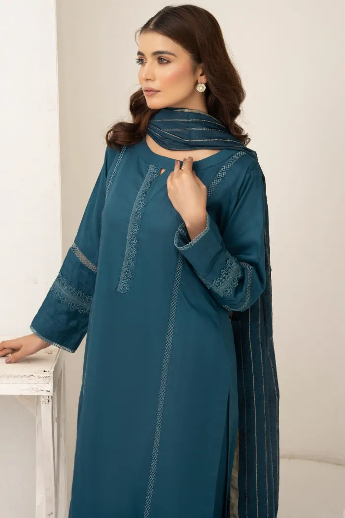 Farshi Shalwar Linen Zinc 1467