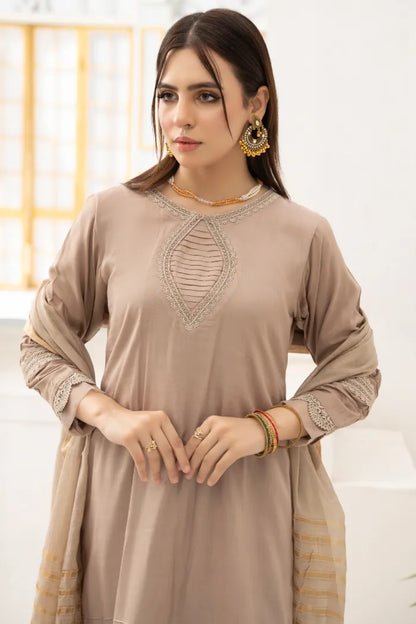 Farshi Shalwar Readymade Linen Skin 1467