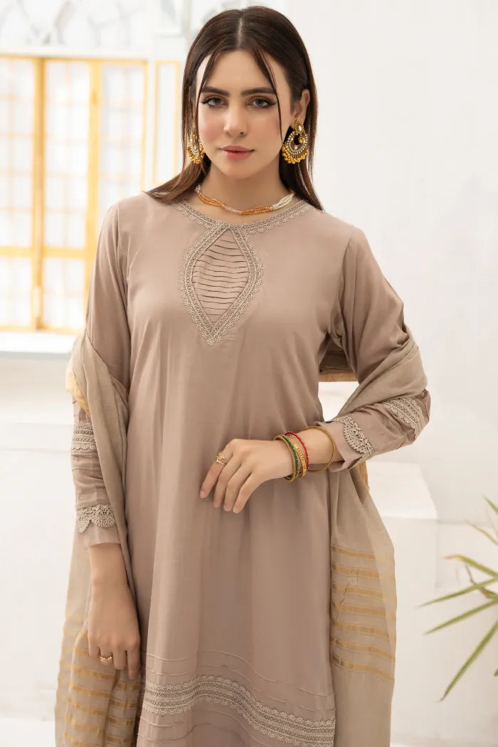 Farshi Shalwar Readymade Linen Skin 1467