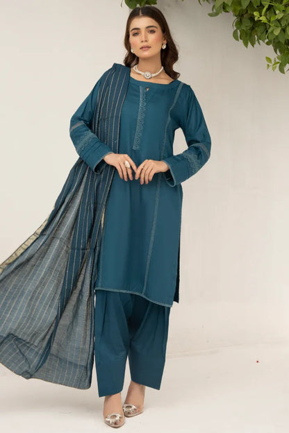 Farshi Shalwar Linen Zinc 1467