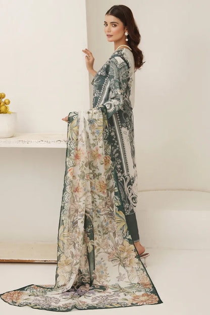 Jade Embroidered Silk 1471 Green