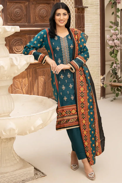 Pakistani Suits Embroidery Lawn 1466 Greenish