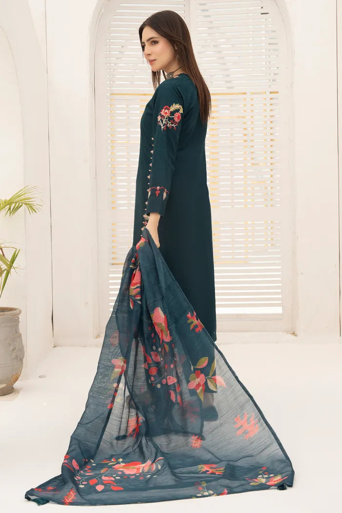 Jazmin Embroidered Doria Lawn 1468 Zinc