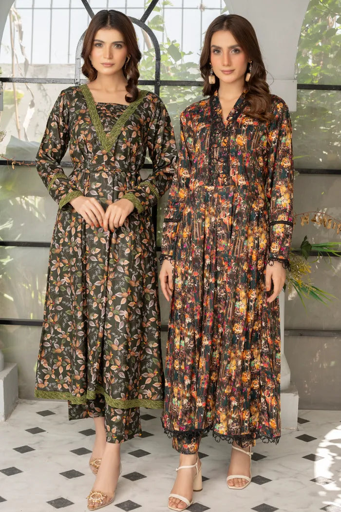 Ethnic Linen Co-ords-1429-Olive