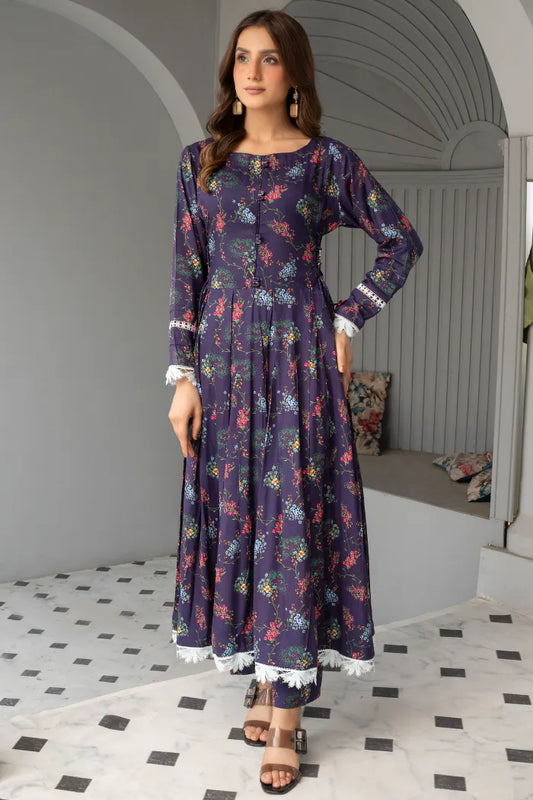 Ethnic Linen Co-ords-1429-Dark Navy