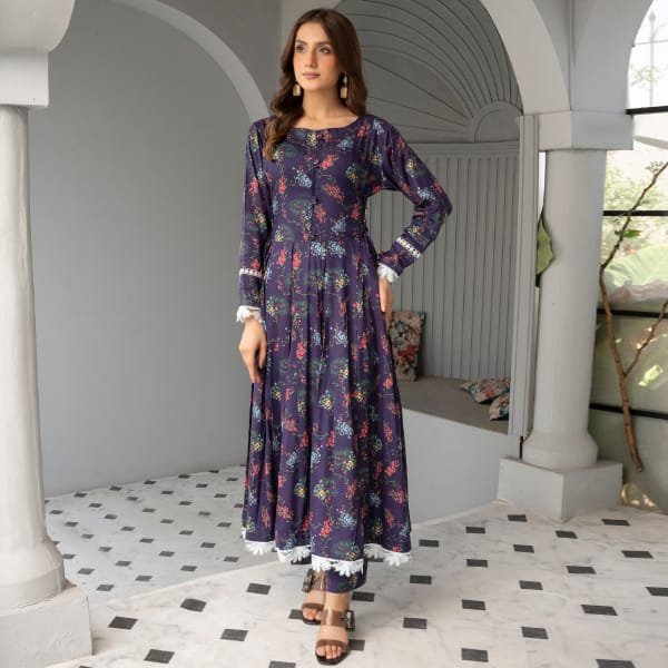 Ethnic Linen Co-ords-1429-Dark Navy