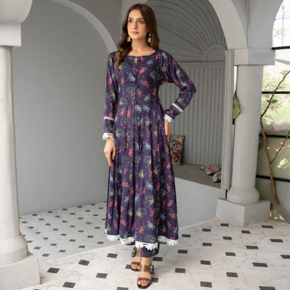 Ethnic Linen Co-ords-1429-Dark Navy