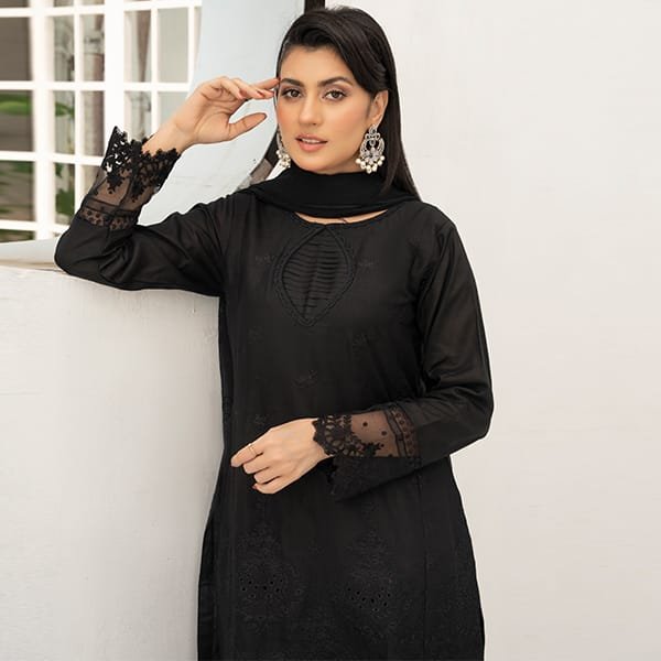 Maria B Embroidered Lawn 1468 Black