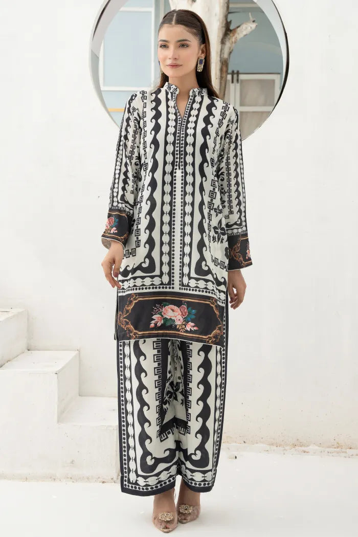 Elan Silk Cords 1472 Black N White