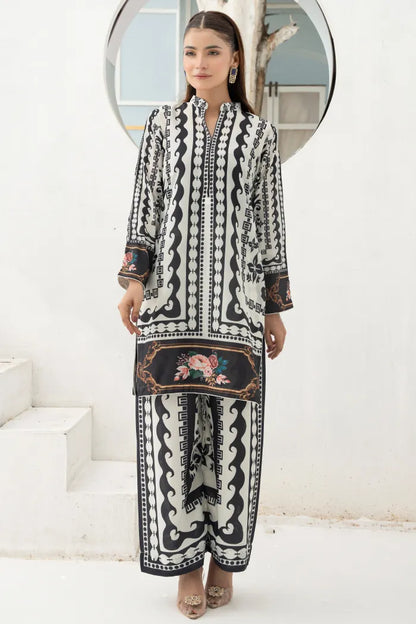 Elan Silk Cords 1472 Black N White