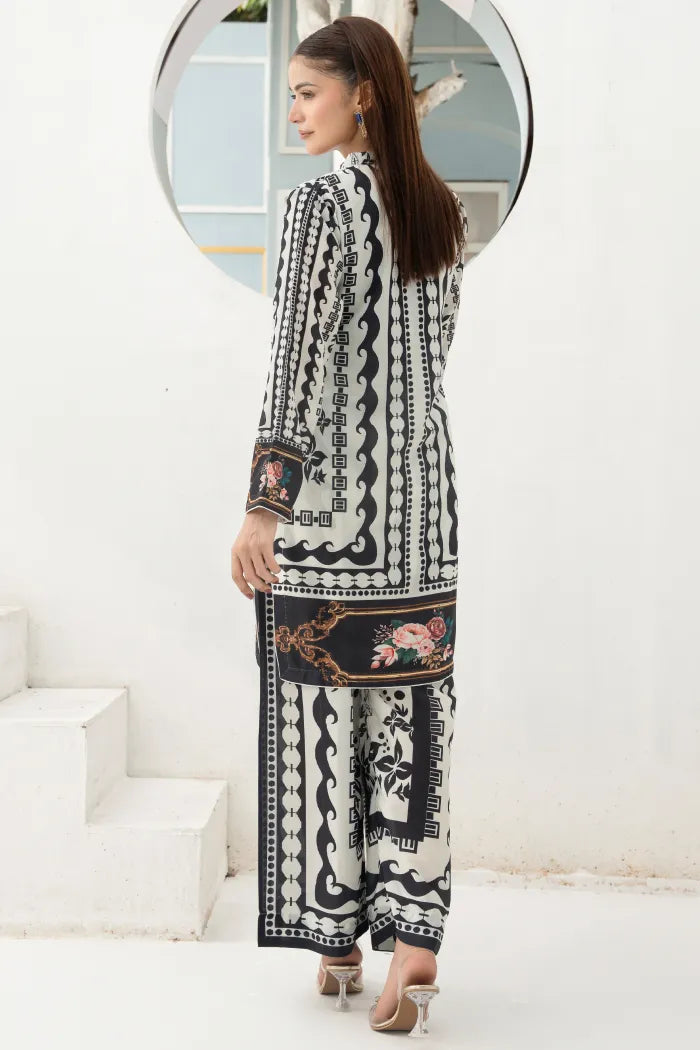 Elan Silk Cords 1472 Black N White