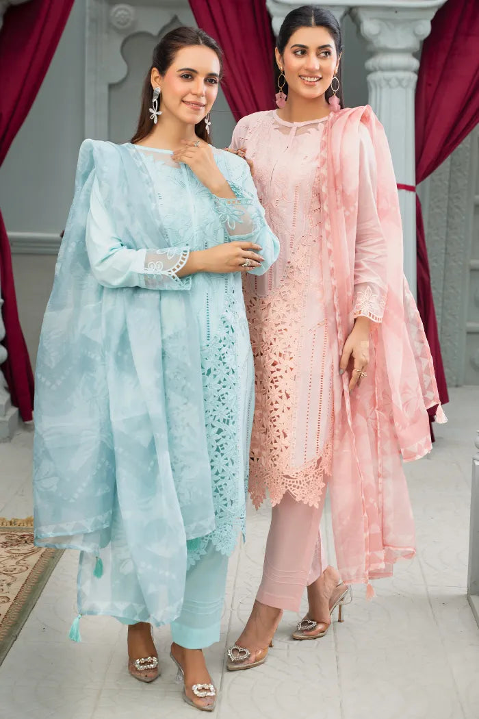 Maria B Embroidered Cotton 1474 Sapphire