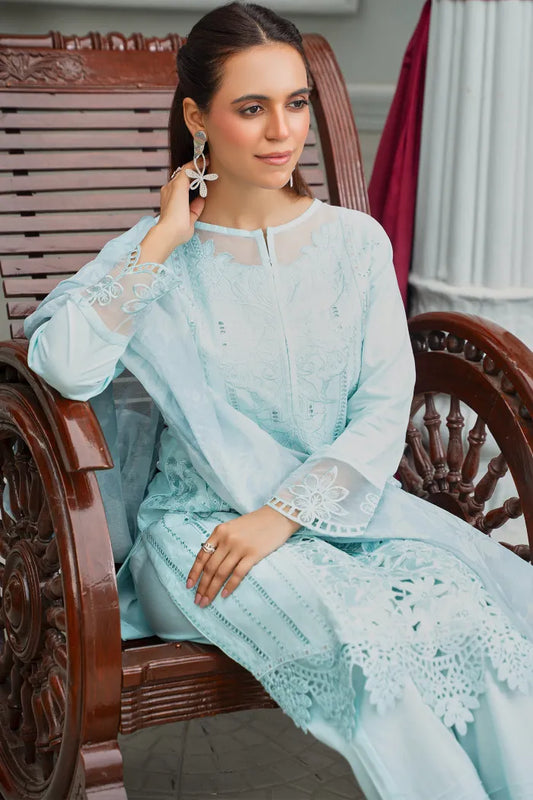 Maria B Embroidered Cotton 1474 Sapphire