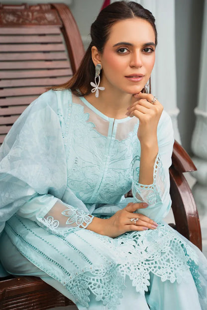 Maria B Embroidered Cotton 1474 Sapphire