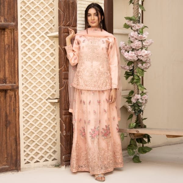 Partywear Imrozia Serene Organza 1441 Pink