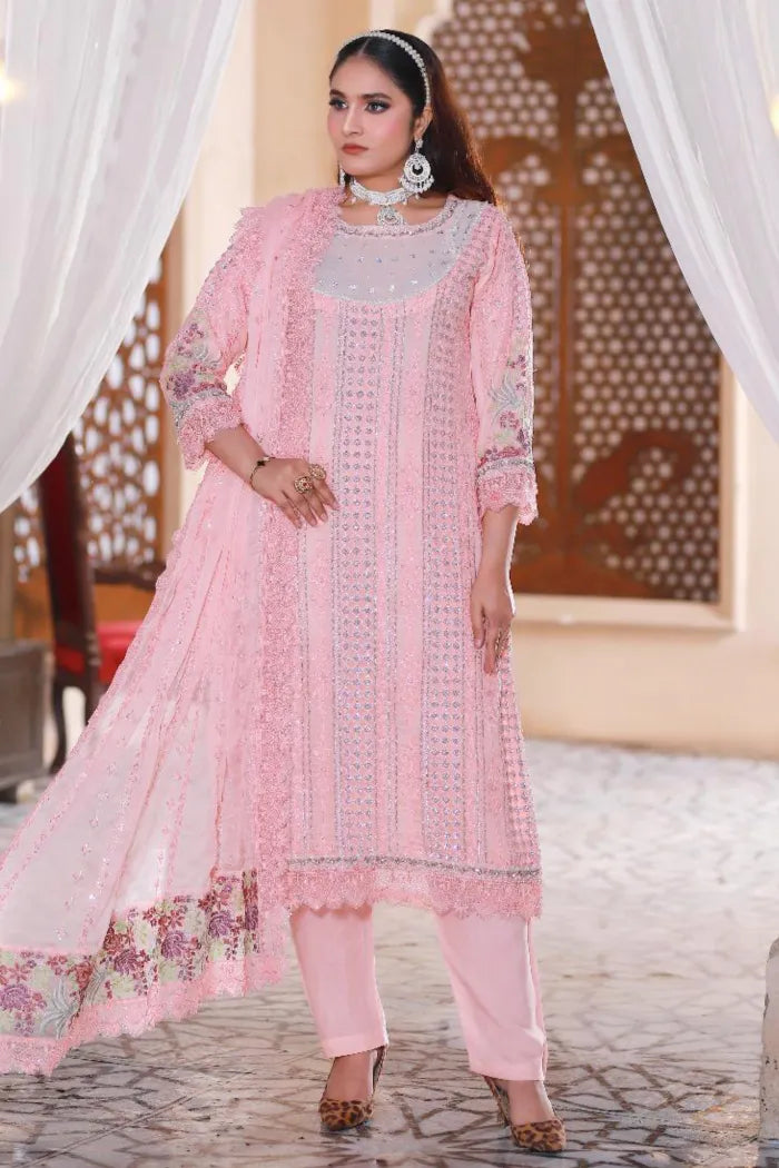 Fancy Ladies Suits Maria B 1464 Pink