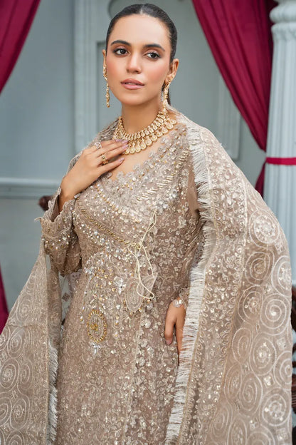 Partywear Chiffon Angrakha Emaan Adeel 1464 Skin